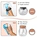 TailaiMei Makeup Brush Cleaner, Auto Electric Makeup Brushes Cleaning to Clean and Dry Makeup Brushes in 360 Rotation with 8 Rubber Collars in Seconds