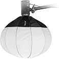 Fotodiox Lantern Softbox 26in (65cm) Globe - Collapsible Globe Softbox with Bowens Speedring for Bowens, Interfit and Compatible Lights