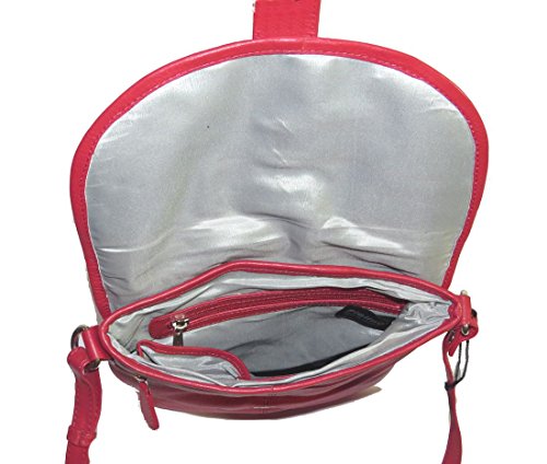 image for Pielino Leather Crossbody Handbag 130 (Black), womens