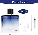 LOPHE 100 ml Perfume Atomiser Refillable Set 2Pcs Glass Bottle Fine Mist 50 ml view 2