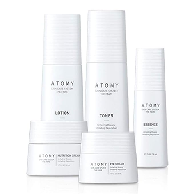 Amazon.com : Atomy Skin Care System THE FAME - Unfading Beauty, Unfading Reputation-Lotion.toner, Essence, Eye cream, Nutrition Cream-Korean made6 : Beauty