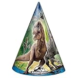 Jurassic World Party Hats, 8ct