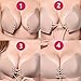 Holisouse MEINAIER Strapless Backless Self Adhesive Bra for Women,Invisible Push UP Bra Beige