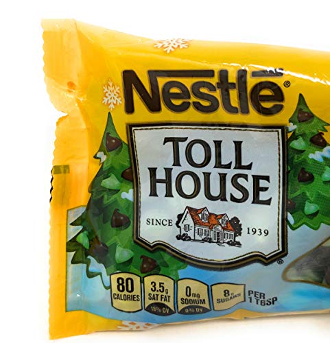 Nestle Toll House Limited Edition Winter Dark Chocolate & Mint Baking Chip Morsels Bulk Pack of 4 Bags - 10 oz Per Bag - 40 oz Total - Thumbnail 4
