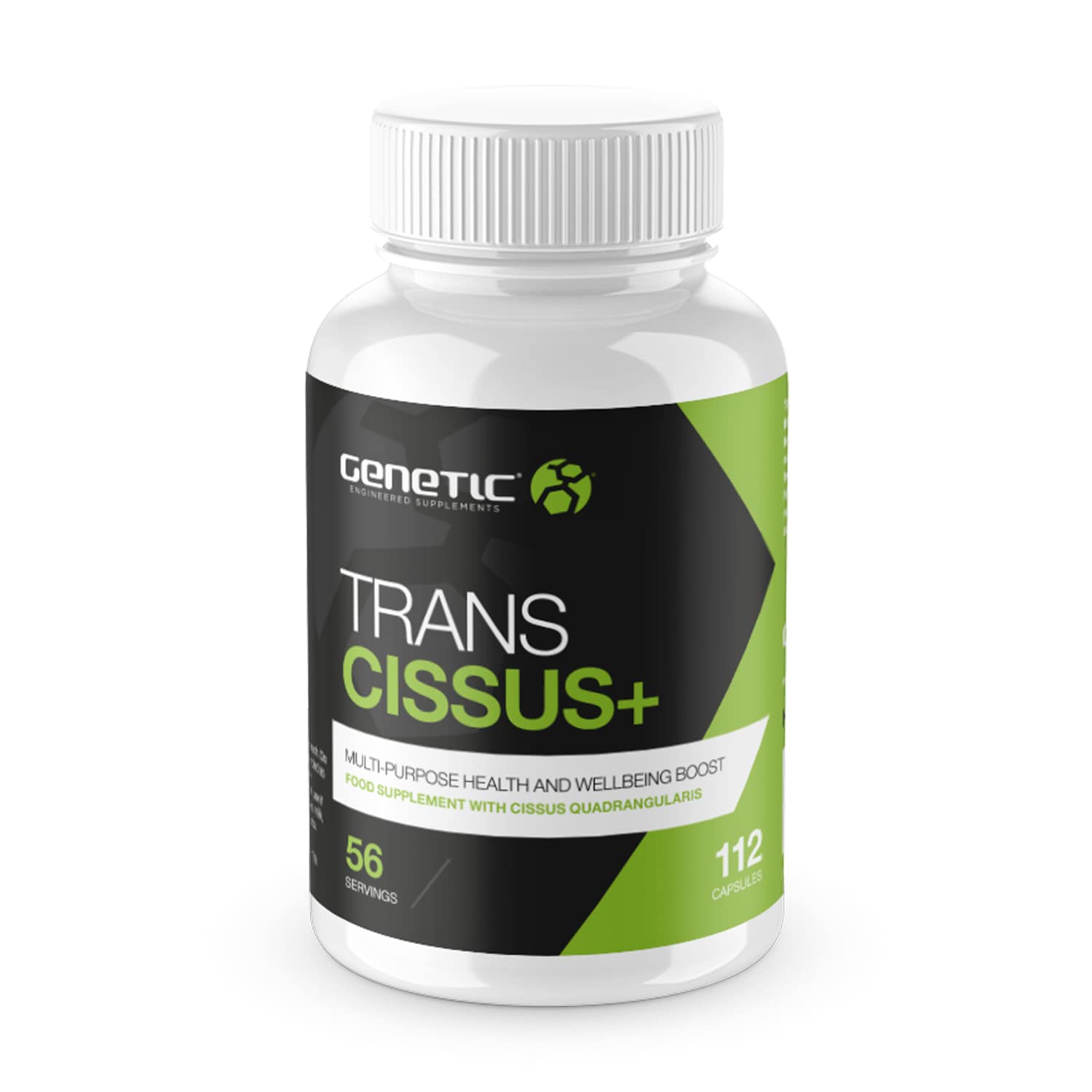Genetic Supplements - Trans Cissus - Joint Care Supplements - Antioxidant Supplement - Sports Recovery - 112 Capsules