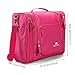 Large Hanging Travel Toiletry Bag for Men and Women Waterproof Makeup Organizer Bag wash bag Shaving Kit Cosmetic Bag for Accessories, Shampoo Bathroom Shower, Personal Items RoseRed