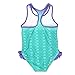 The Little Mermaid Ariel Girls Swimwear Swimsuit (4T, Teal)