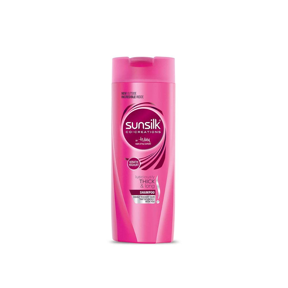 Sunsilk Co-Creations Shampoo Lusciously Thick & long, 80ml