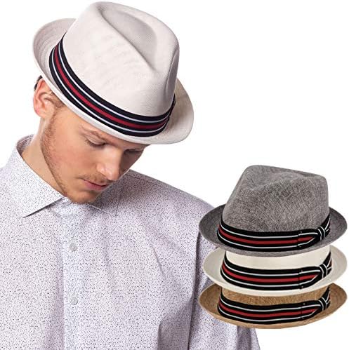 Epoch Hats Sombrero Fedora De Paja Prémium Para Hombre (S/M