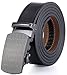 Marino Ratchet Leather Dress Belt For Men - Adjustable Click Belt with Automatic Sliding Buckle (Adjustable from 28