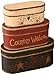 Your Heart's Delight 7-3/4 by 3-1/2-Inch Country Welcome Nesting Boxes