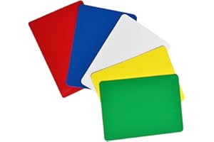 Totority 5pcs Plastic Poker Cut Cards Set Multi-Color Poker Cards Dispenser Desktop Game Accessory Supplies