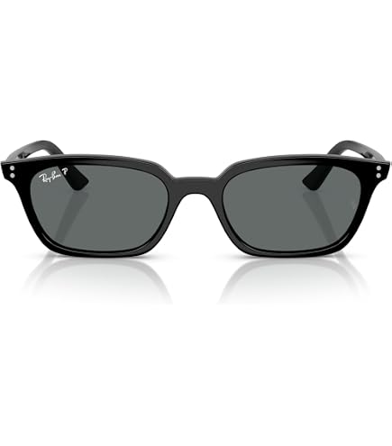 Amazon.com: Ray-Ban RB4441D Sunglasses, Black/Dark Green, 53 mm