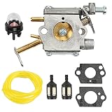 Buckbock Carburator for Homelite UT-10532 UT-10926 UT-10516 D3300 D3800 N3014 Ranger 20 23 B2216CC 33CC RYOBI RY74003D Chainsaw 300981002 A09159 000998271 A09159A Replace C1Q-601 C1Q-H42 Carb