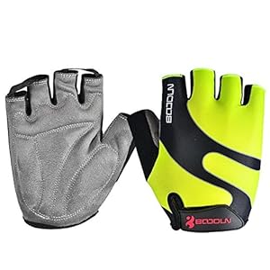 BOODUN Cycling Gloves with Shock-absorbing Foam Pad Breathable Half Finger Bicycle Riding Gloves Bike Gloves B-001