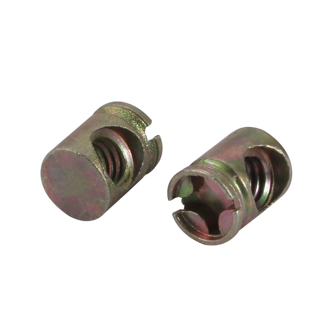 uxcell 40pcs M6 Thread 11mm Length Iron Phillips Drive Cross Dowel