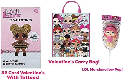 LOL Surprises Valentine's Day Friendship Exchange Varieties (LOL Valentine’s 32 Marshmallow Pop, Valentinels Bag!)