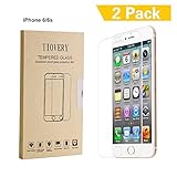 TIOVERY  Tempered Glass Screen Protector for Apple iPhone 6 and iPhone 6s (2-Pack)