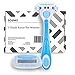 Solimo 5-Blade Razor for Women, Handle & 2 Cartridges (Cartridges fit Solimo Razor Handles only)