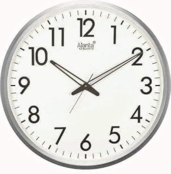 Buy Ajanta Round Plastic Wall Clock 40 5 Cm X 40 5 Cm X 5 Cm White Online At Low Prices In India Amazon In