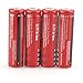 WishDeal 18650 Battery, 10 PCS Rechargeable Battery 4000 mAh 3.7 V Battery For LED Flashlight Torch