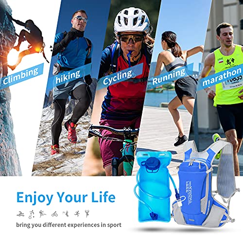 Valenzva Hydration Backpack,Water Backpack with 2L Water Bladder,Water