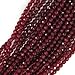 4mm faceted ruby red jade round beads 15.5 strand by eBeadsBay