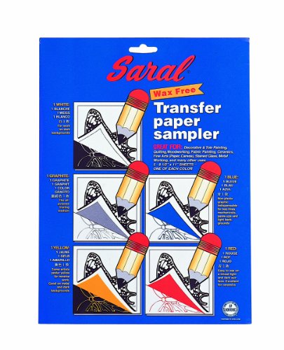 Dritz Notions DRISRL10 Saral Assorted Tracing Paper, 8 1/2" x 11" - 5 Count