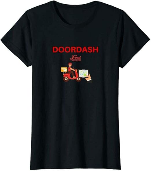ASDFGHJK Doordash Food Delivery Dasher TShirt Funny Vintage Gift for
