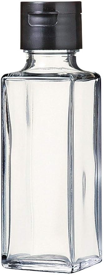 Amazon スクエアボトル ドレッシング100 40 X 40 X H130mm 100ml カスター ディスペンサー 保存容器 オイル ビネガー 飲食店 カフェ ガラス おしゃれ 業務用 せともの本舗 保存容器 キャニスター 通販