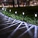 Stripsun LED Solar Garden Lights, [12 Pack] Stainless Steel Outdoor Solar Landscape Lights / Pathway Lights for Lawn, Yard, and Driveway