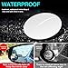 AIKESI Blind Spot Mirror Round HD Glass Frameless Convex Rear View Mirror, Rear View Mirror Accessories for Wide Angle Rearview, Pack of 2