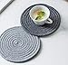 Lawei 9 Pack Potholders Set Trivets Set - 7 Inch Cotton Thread Weave Pot Holders Coasters, Trivets for Kitchen Hot Pots Pan