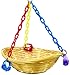 1914 Basket Swing Bonka Bird Toys Bamboo Colorful Chew Swing Hanging Parrot Quaker Parrotlet Budgie
