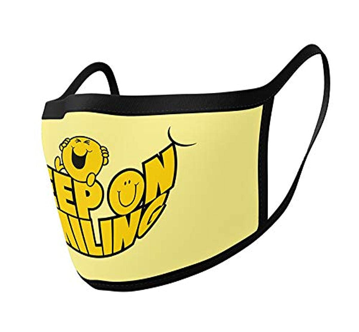 Pyramid International Mr Men (Mr Happy) Face Covering, Multi