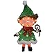 PRODUCTWORKS 24-Inch Pre-Lit 3D Victoria Hutto Elf Christmas Yard Decoration, 35 Lights