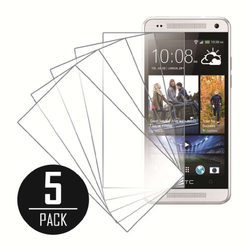 MPERO Collection 5 Pack of Clear Screen Protectors for HTC One mini