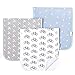 Copper Pearl Premium Baby Burp Cloths - 3-Pack Large Cotton Burp Cloths, Extra Soft Spit Up Rags with 3 Absorbent Layers, Perfect for Baby Boy and Baby Girl Gifts (21