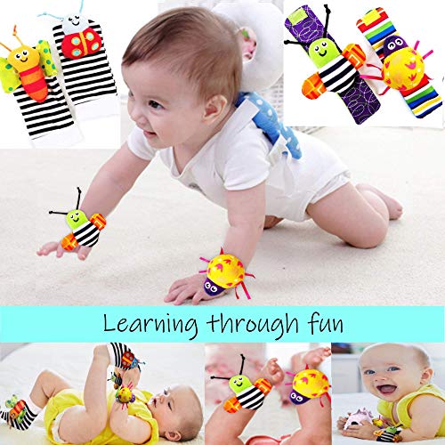 3 Finders+Rattles+Infants+Developmental+Baby