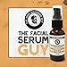 The Well Groomed Guy High Intensity Moisturizer Face Serum 1 Oz | Oil Free Organic Hydrating Men Formula W/ Aloe Vera, Coconut Oil, Hyaluronic Acid & More | After Shave, Anti-Aging & Anti Acne Lotion