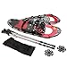 ThunderBay Lightweight Aluminum-Alloy Large Adult Snowshoes and Poles