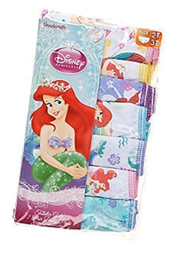 Disney Princess 7-Pack Ariel Panty Toddler Girl (2T-3T)