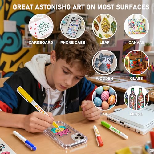 168 Colors Acrylic Gel Pens, Lainergie 1.0 mm Colored Gel Pen Set for Adult Coloring Books, Quick-Drying, Non-Bleed, High Coverage Upgrade Ink for Coloring Books, Journaling, Drawing & DIY Crafts