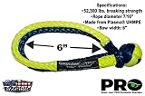 Gator-Jaw 176745PRO Synthetic Soft Shackle (52,300LB Breaking Strength) Blue & Yellow