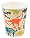 Dinosaur Birthday Party Supplies Pack for 16 people Includes: Large 9 Square Plates, dessert plates, lunch and beverage napkins and paper cups