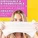 Clean Skin Club – Clean Towels | World’s 1ST Biodegradable Face Towel | Disposable Makeup Removing Wipes | 100% Organic Viscose | 50 CT | Super Soft for Sensitive Skin | Dry Cleanser Towelettesthumb 2