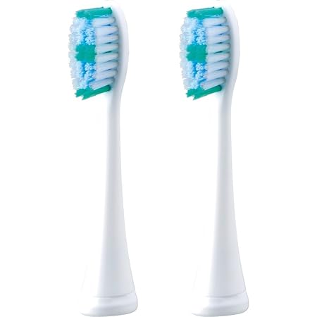 Panasonic WEW0936 Multifunktionsbürste 2er Pack Ersatzbürsten Aufsteckbürsten Bürstenköpfe für Schallzahnbürste EW-DL83 (WEW0