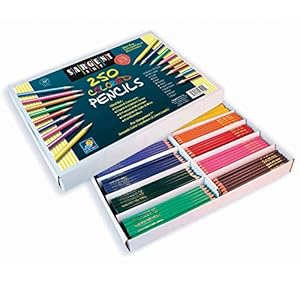 Image of Sargent Art 250-Count Colored Pencil Class Pack, Best Buy Assortment, 22-7200