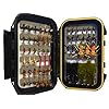 Most-Popular-Flies-Mini-Mega-Assortment-by-Wild-Water-60-Flies-with-Small-Fly-Box