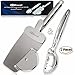 Pizza Cutter Wheel with Server 4in1 design, ALL Stainless Steel, Super Sharp Blade, Dishwasher safe, Premium Combo Pack + Ice Cream Scoop
